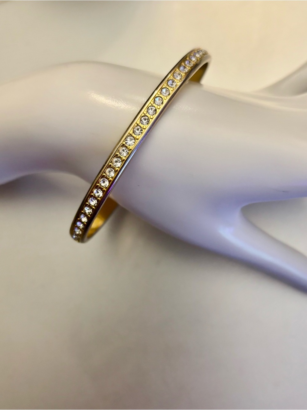 Monet signed Rhinestone Bangle